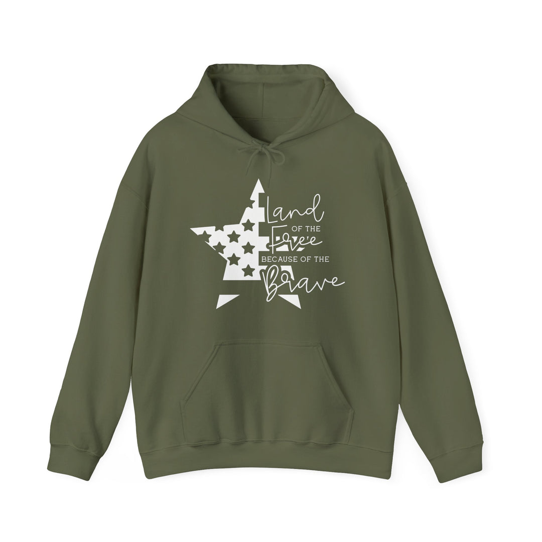 Land Of The Free - Unisex Heavy Blend™ Hooded Sweatshirt
