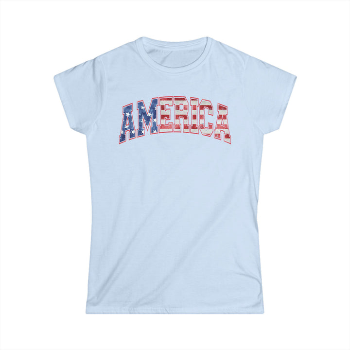 America - Women's Softstyle Tee