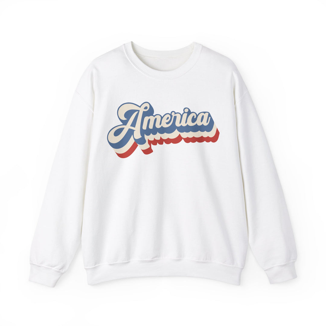 Retro America - Unisex Heavy Blend™ Crewneck Sweatshirt