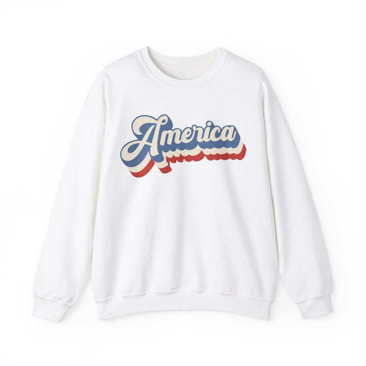 Retro America - Unisex Heavy Blend™ Crewneck Sweatshirt