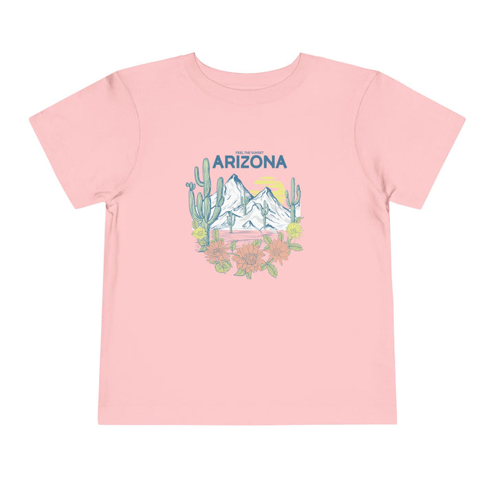 Feel The Sunset Arizona - Toddler Short Sleeve Tee