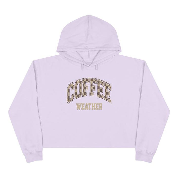 Coffee Weather - Crop Hoodie