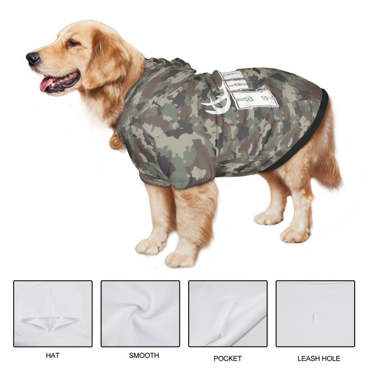 Hunting Season - Large Dog Hoodie Pet Clothes