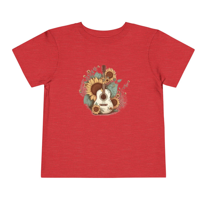 Sunflower Guitar - Toddler Short Sleeve Tee