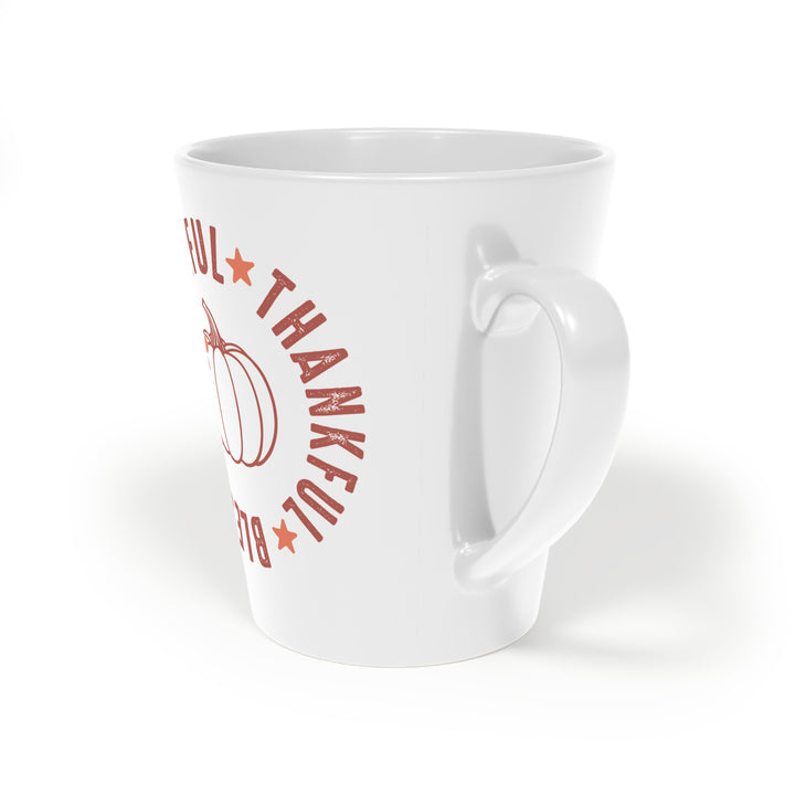 Grateful Thankful Blessed - Latte Mug, 12oz