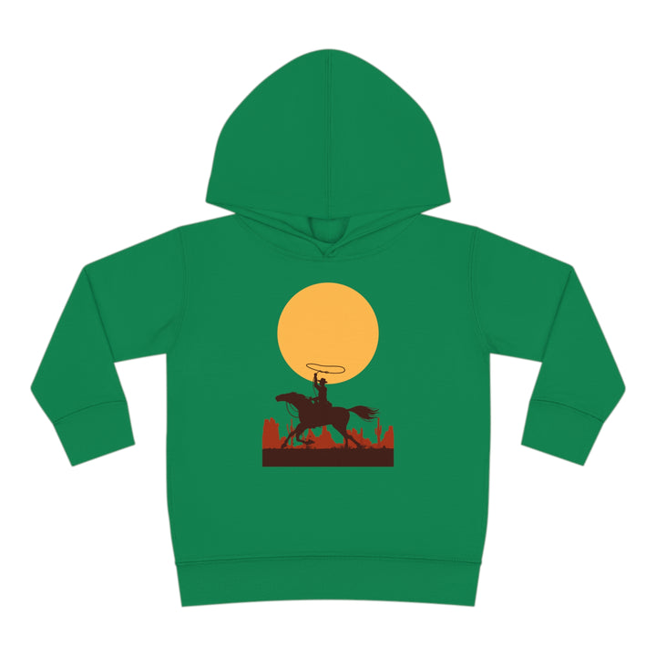 Roping The Moon - Toddler Pullover Fleece Hoodie