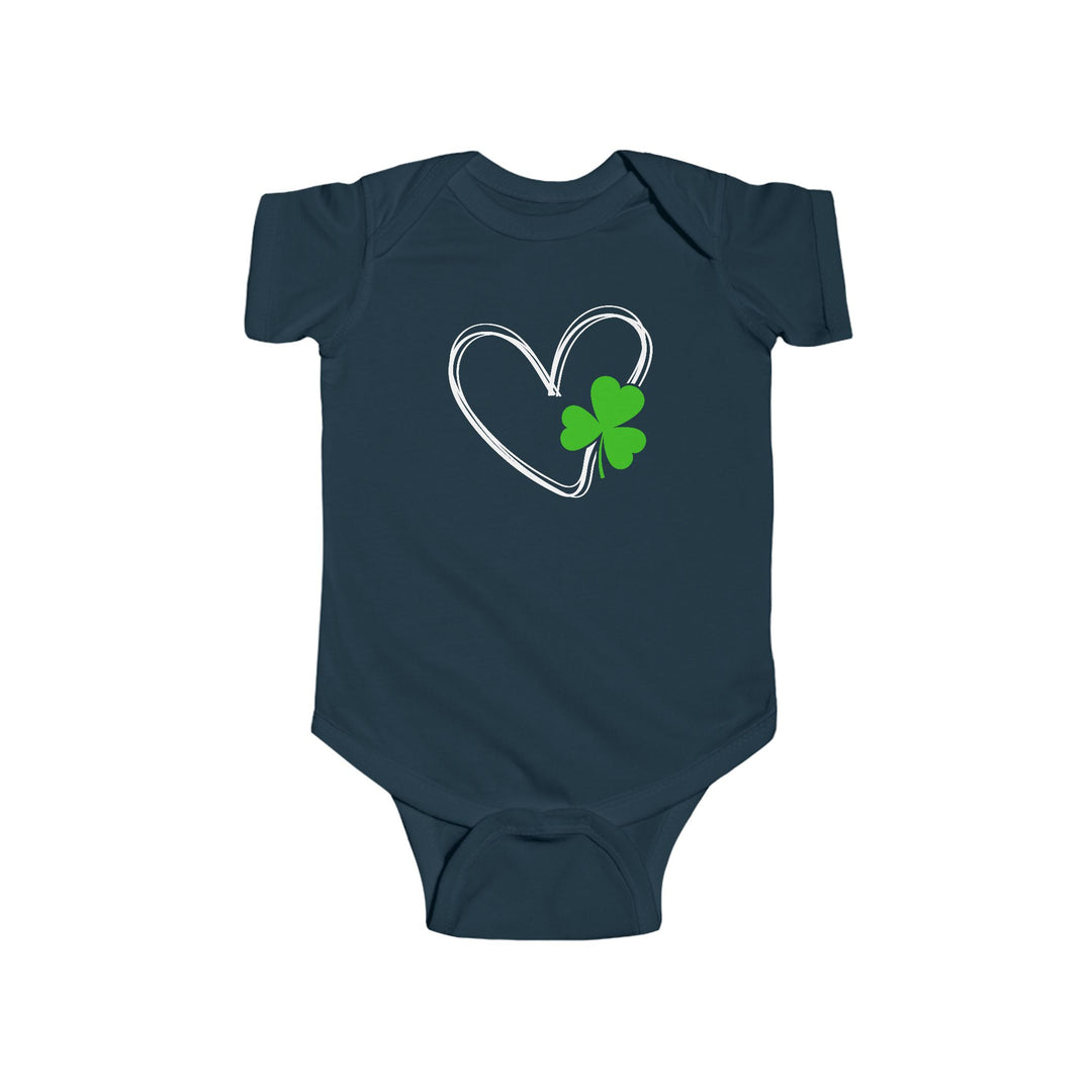 Heart & Clover - Infant Fine Jersey Bodysuit