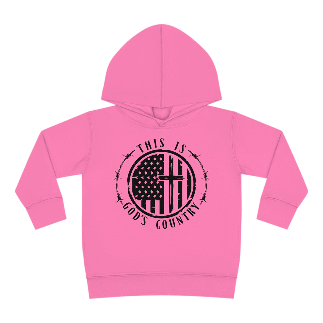 Gods Country - Toddler Pullover Fleece Hoodie
