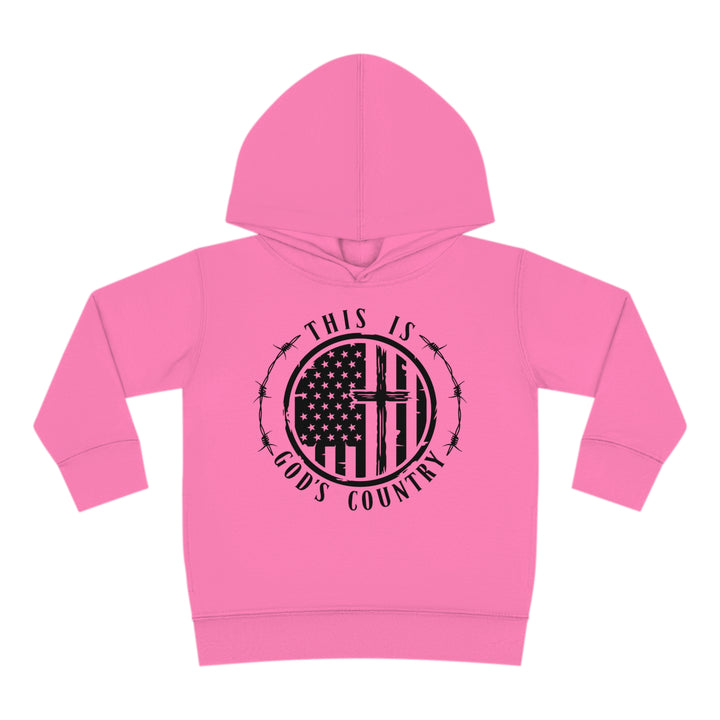 Gods Country - Toddler Pullover Fleece Hoodie