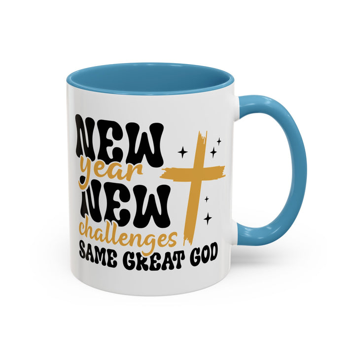 New Year Same Great God - Accent Coffee Mug (11, 15oz)
