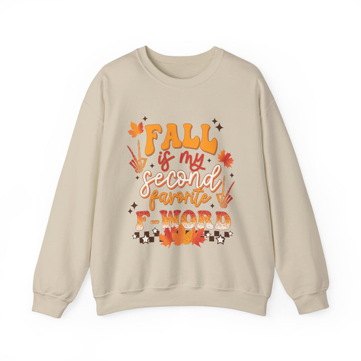 Fall Is My Second Favorite F Word - Unisex Heavy Blend™ Crewneck Sweatshirt