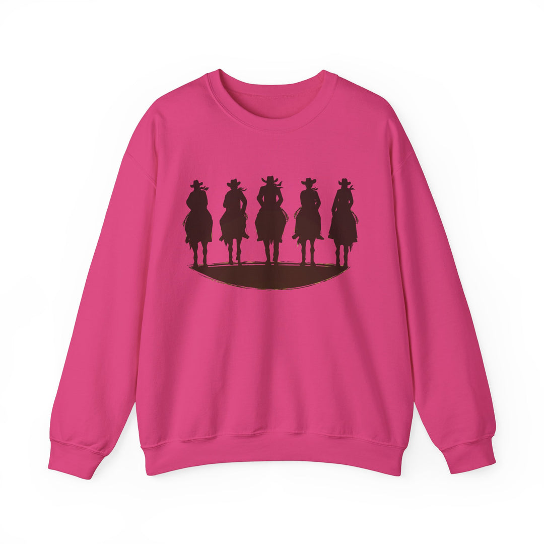 Cowboy Silhouette - Unisex Heavy Blend™ Crewneck Sweatshirt
