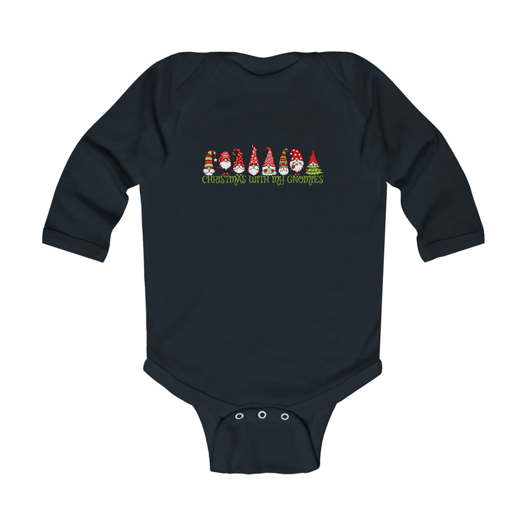 Christmas With My Gnomies - Infant Long Sleeve Bodysuit