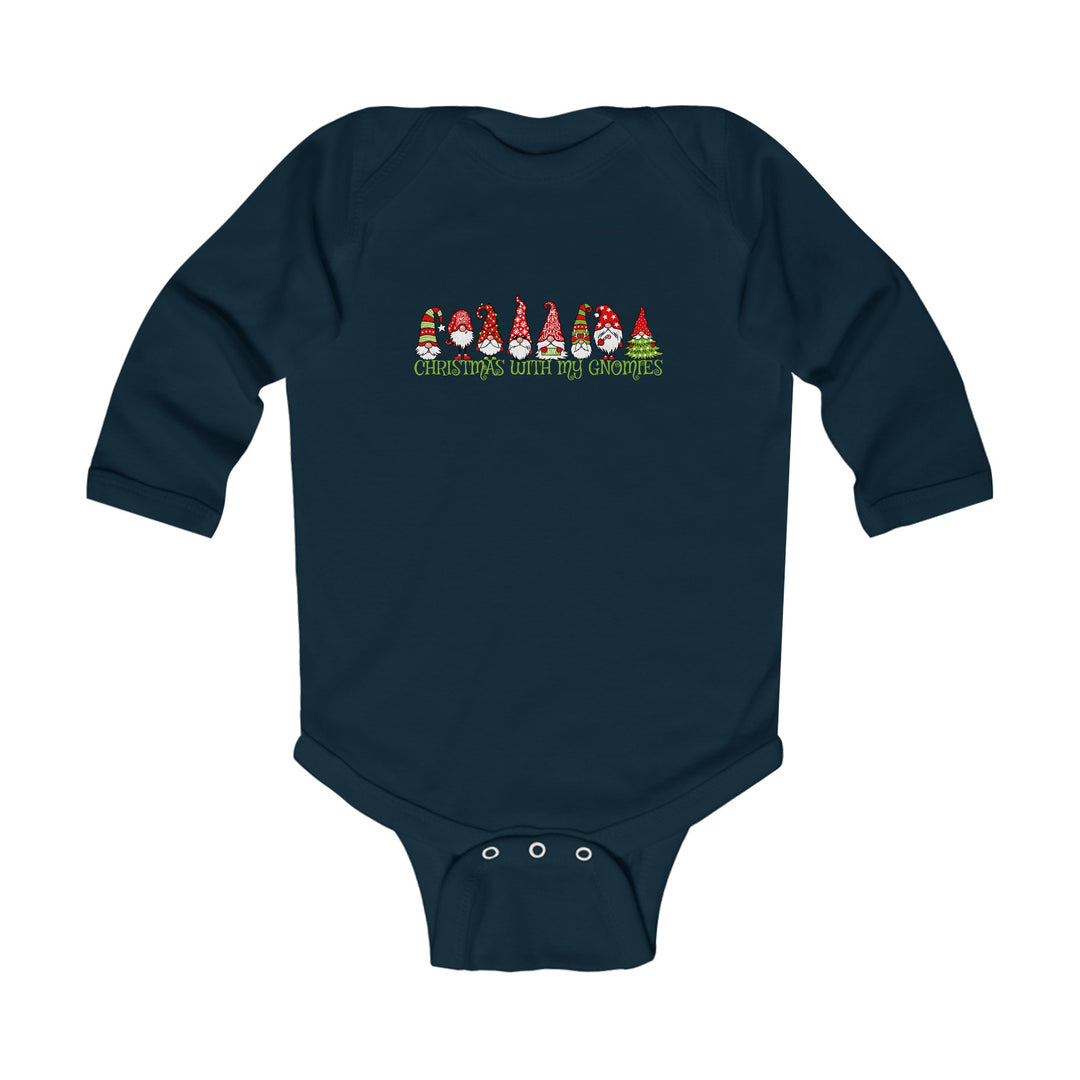 Christmas With My Gnomies - Infant Long Sleeve Bodysuit