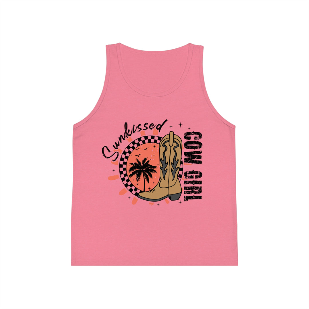 Sunkissed Cowgirl - Kid's Jersey Tank Top