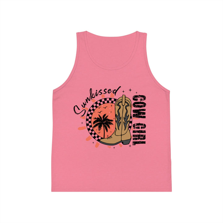 Sunkissed Cowgirl - Kid's Jersey Tank Top