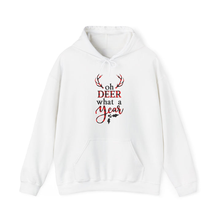 Oh Dear What A Year - Unisex Heavy Blend™ Hooded Sweatshirt