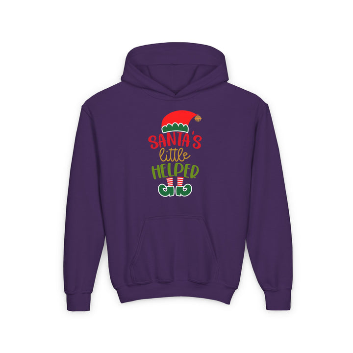 Santa's Little Helper - Youth Heavy Blend Hooded Sweatshirt