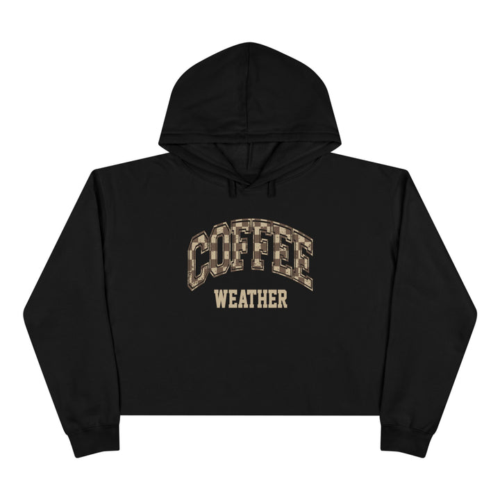 Coffee Weather - Crop Hoodie