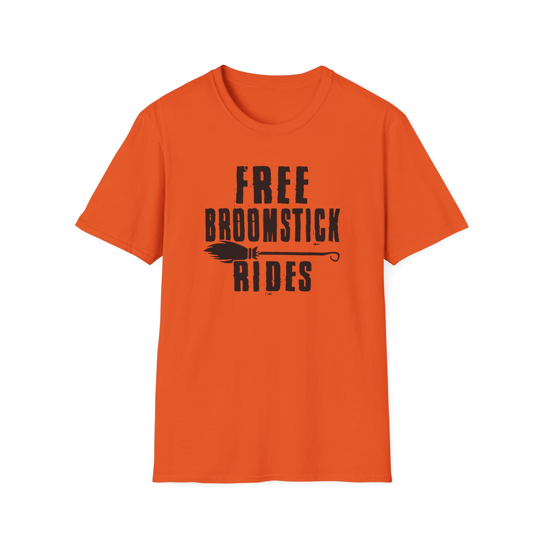 Free Broomstick Rides - Unisex Softstyle T-Shirt