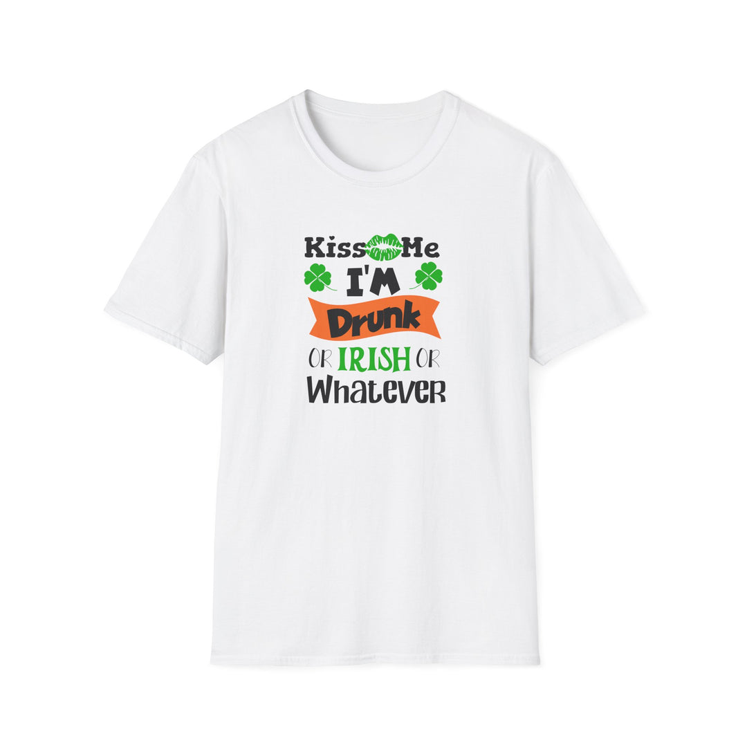 Kiss Me I'm Drunk - Unisex Softstyle T-Shirt