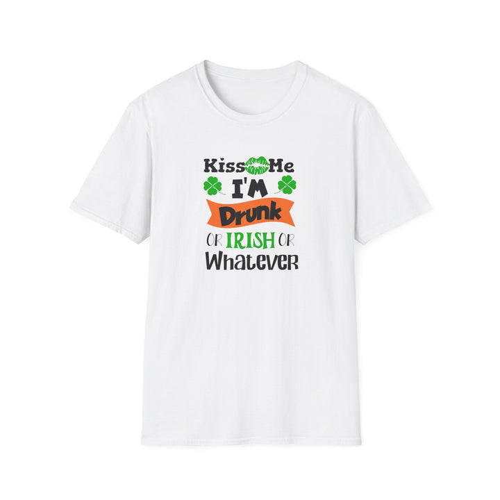Kiss Me I'm Drunk - Unisex Softstyle T-Shirt