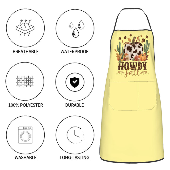 Howdy Fall - Adult Apron with Pockets