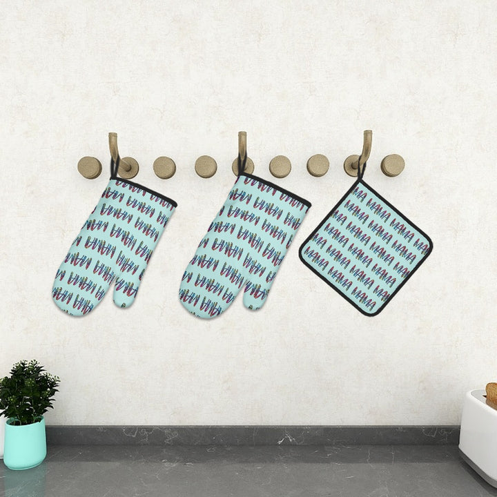 Mama - Oven Mitts and Pot Holders Sets (3pcs)