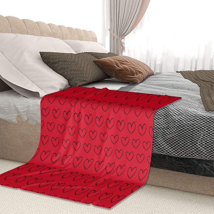 Heart - Sofa Blanket