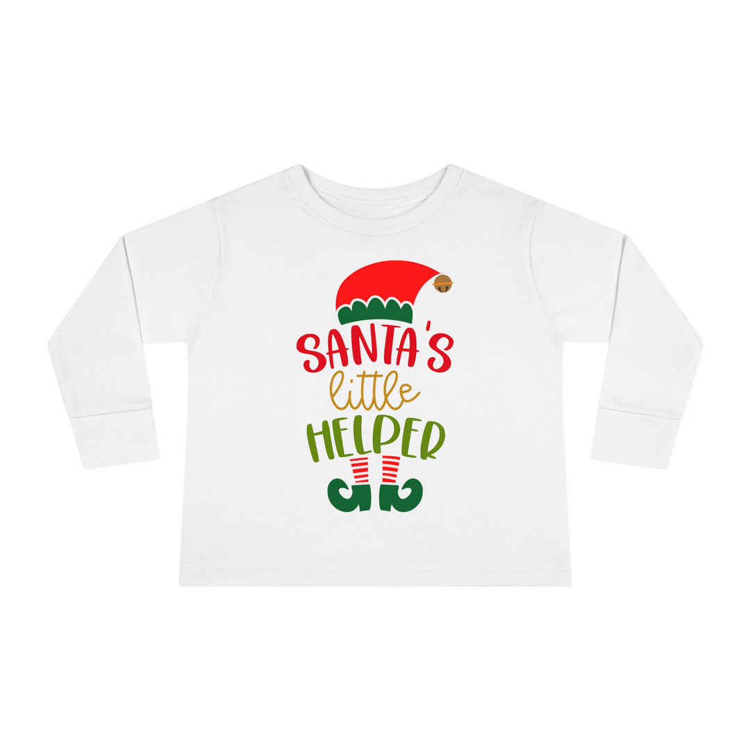 Santa's Little Helper - Toddler Long Sleeve Tee