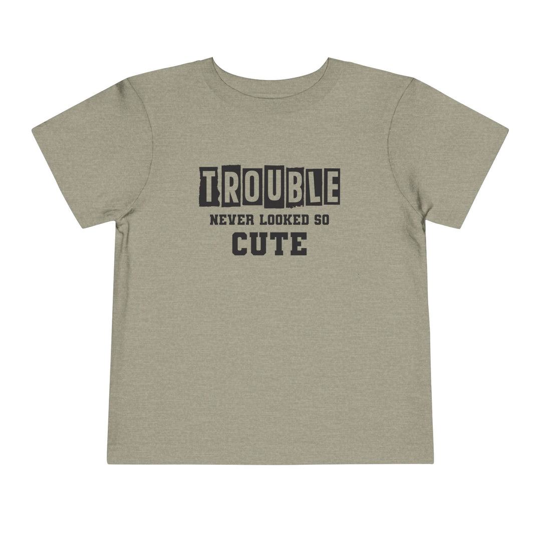 Trouble Never Looked So Cute - Toddler Short Sleeve Tee
