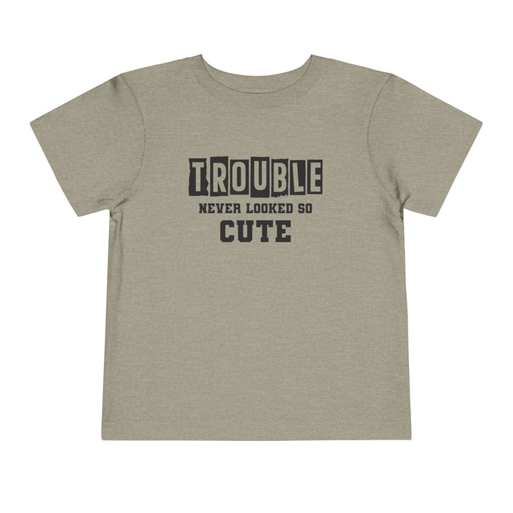 Trouble Never Looked So Cute - Toddler Short Sleeve Tee