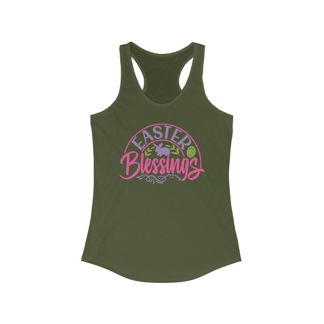 Easter Blessings - Women's Ideal Racerback Tank