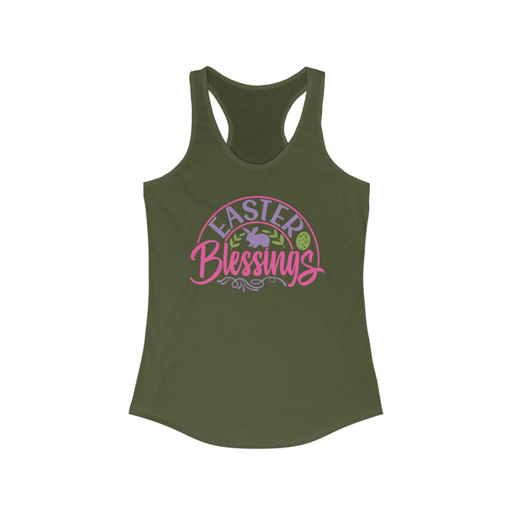 Easter Blessings - Women's Ideal Racerback Tank