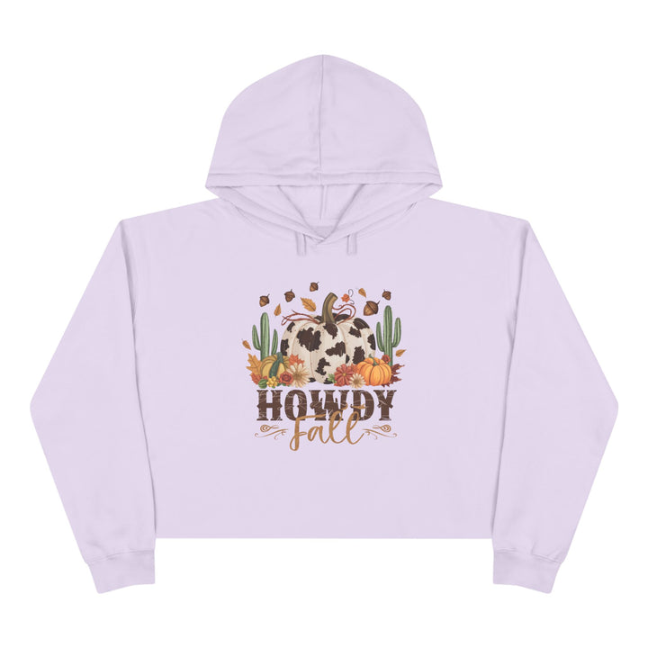 Howdy Fall - Crop Hoodie