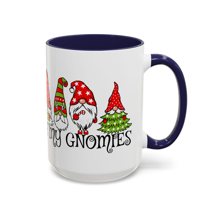 Christmas With My Gnomies - Accent Coffee Mug (11, 15oz)