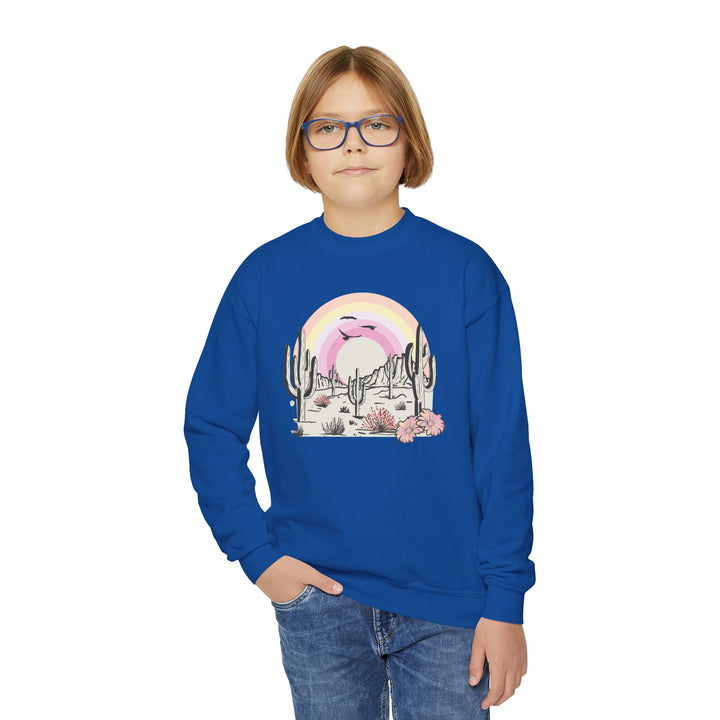 Desert Rainbow - Youth Crewneck Sweatshirt