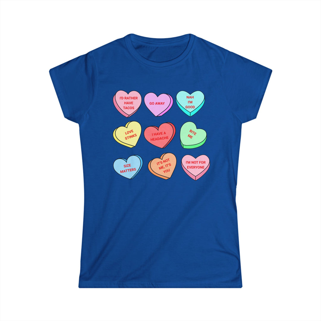 Conversation Hearts -Women's Softstyle Tee
