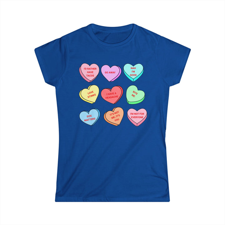 Conversation Hearts -Women's Softstyle Tee
