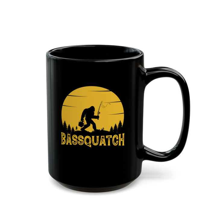 Bassquatch - Black Mug (11oz, 15oz)