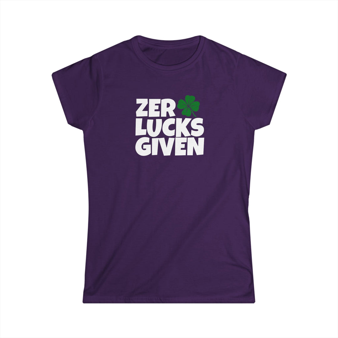 Zero Lucks Given - Women's Softstyle Tee