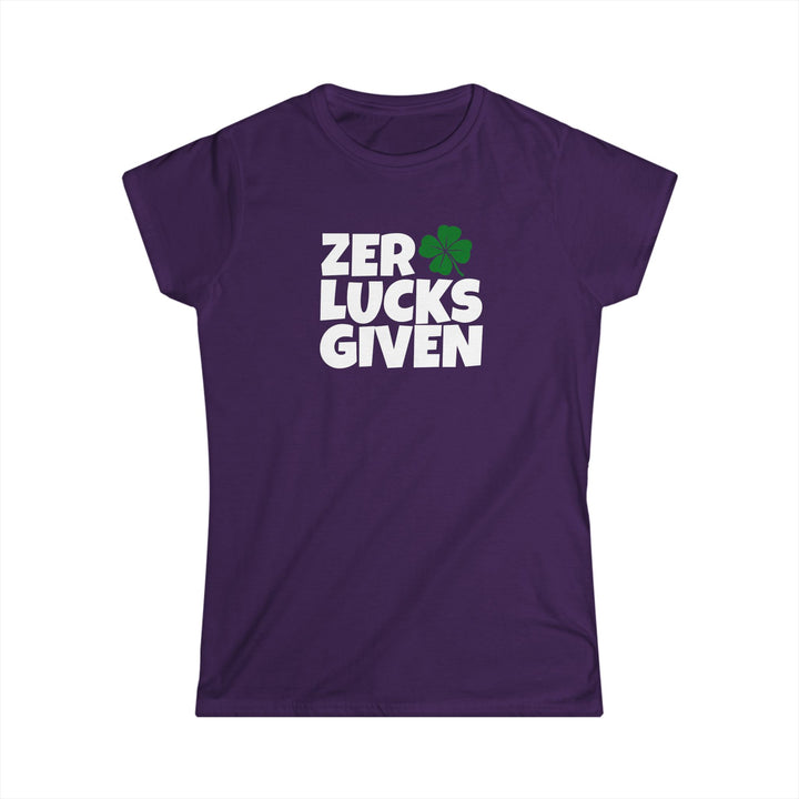 Zero Lucks Given - Women's Softstyle Tee