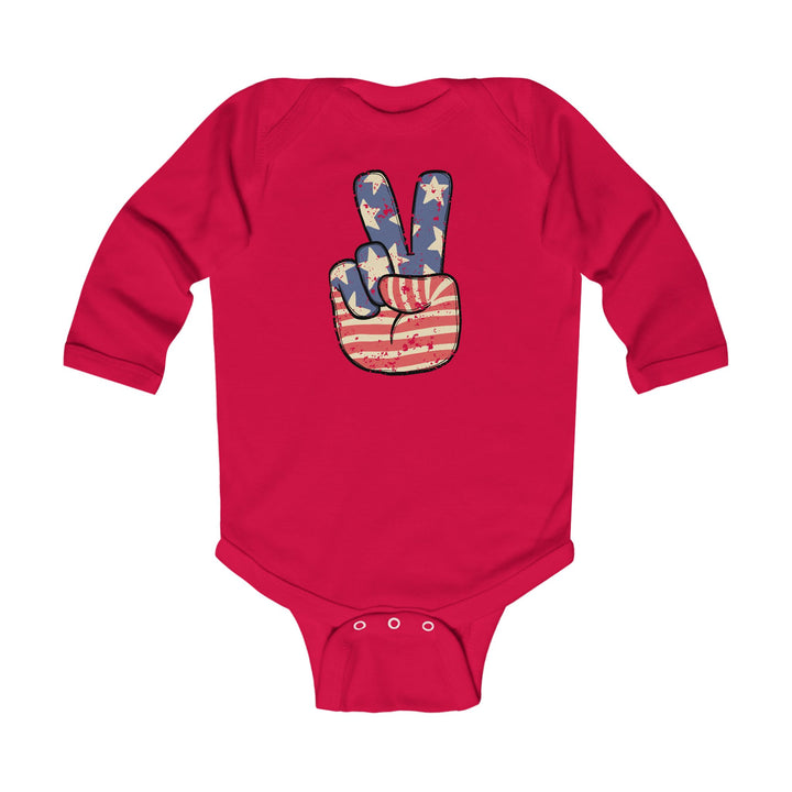 Peace - Infant Long Sleeve Bodysuit