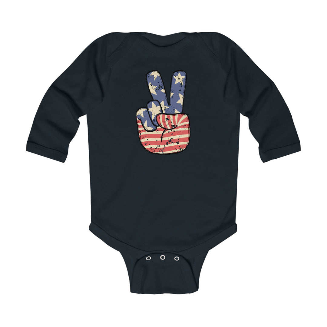Peace - Infant Long Sleeve Bodysuit