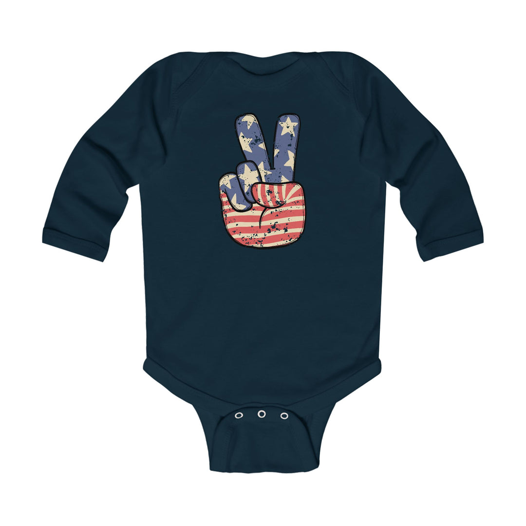 Peace - Infant Long Sleeve Bodysuit