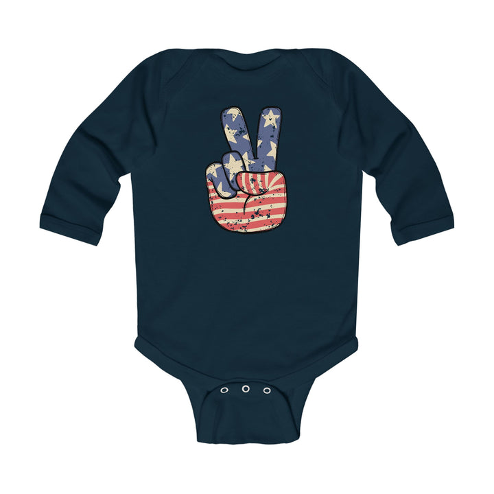 Peace - Infant Long Sleeve Bodysuit