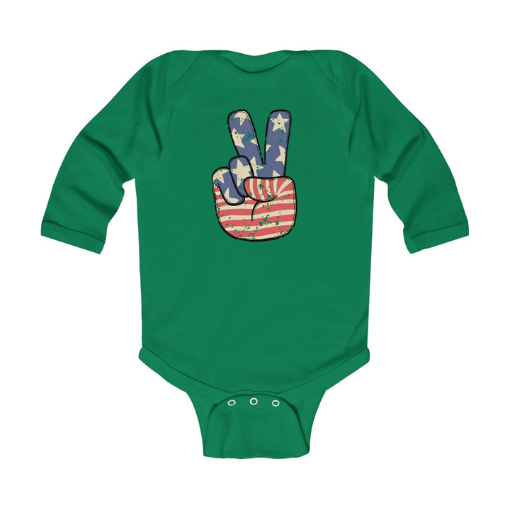 Peace - Infant Long Sleeve Bodysuit