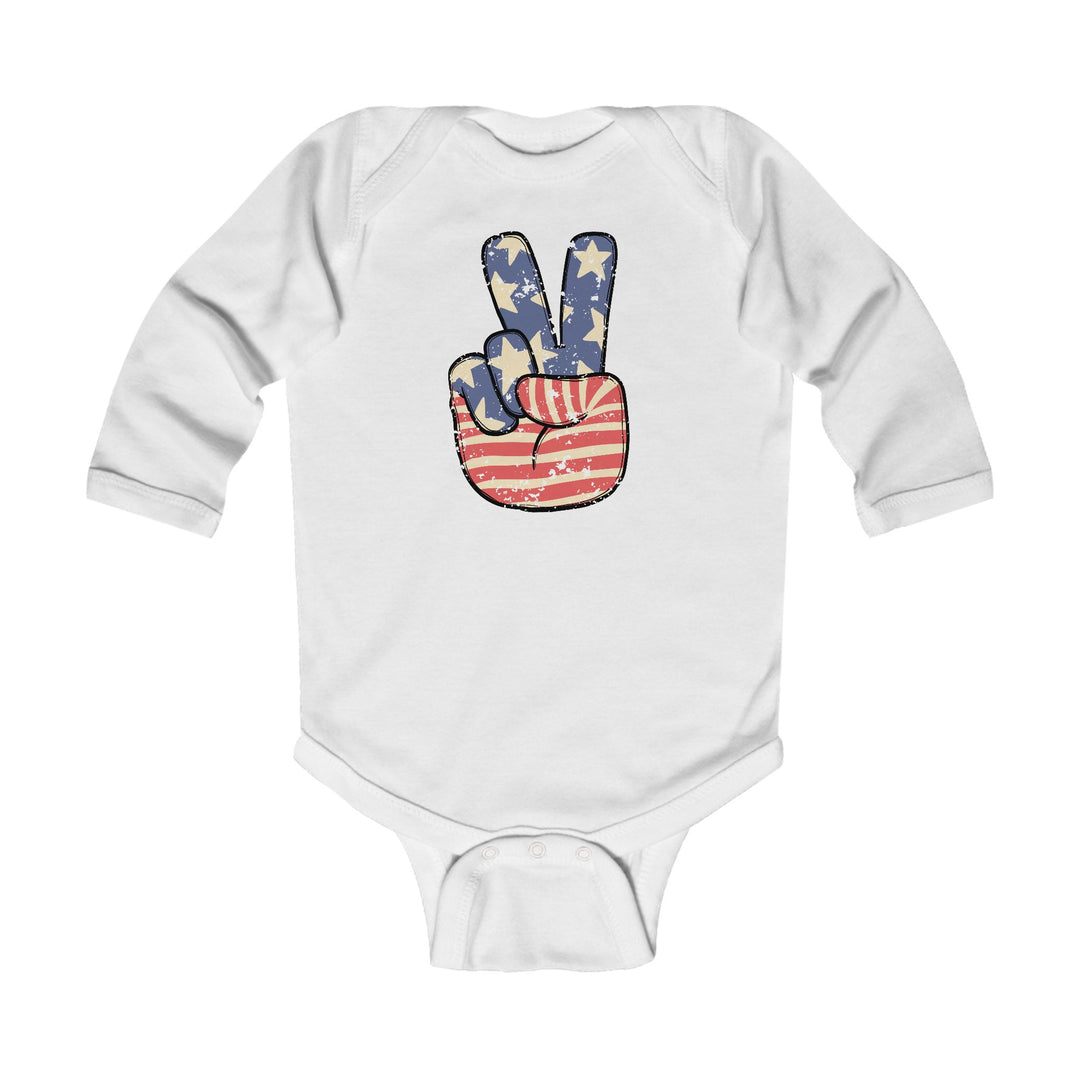 Peace - Infant Long Sleeve Bodysuit