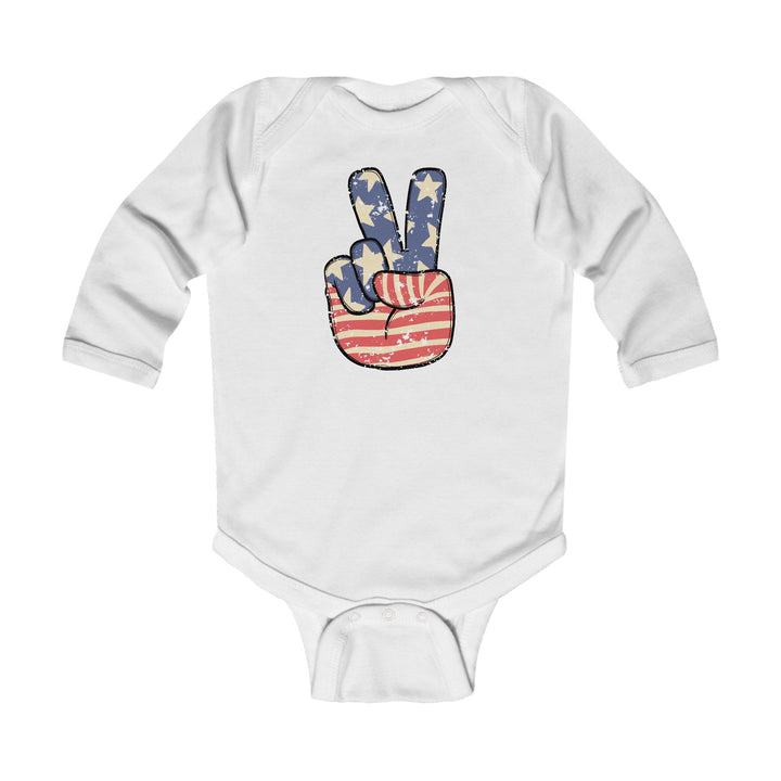 Peace - Infant Long Sleeve Bodysuit