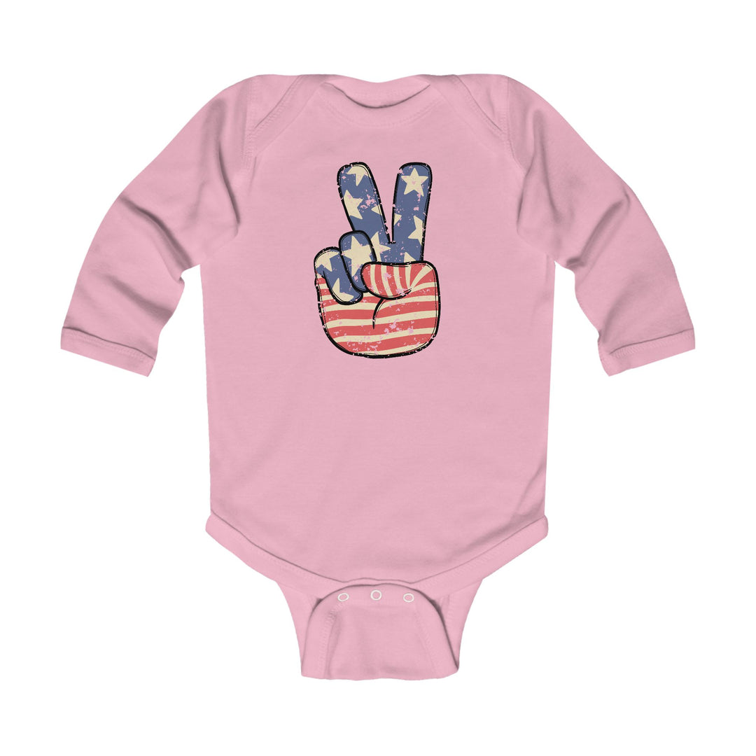 Peace - Infant Long Sleeve Bodysuit